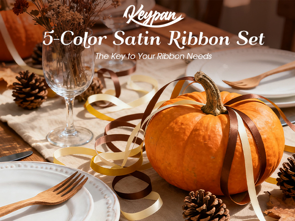 christmas ribbon brown