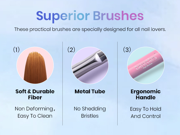 beetles nail art brush