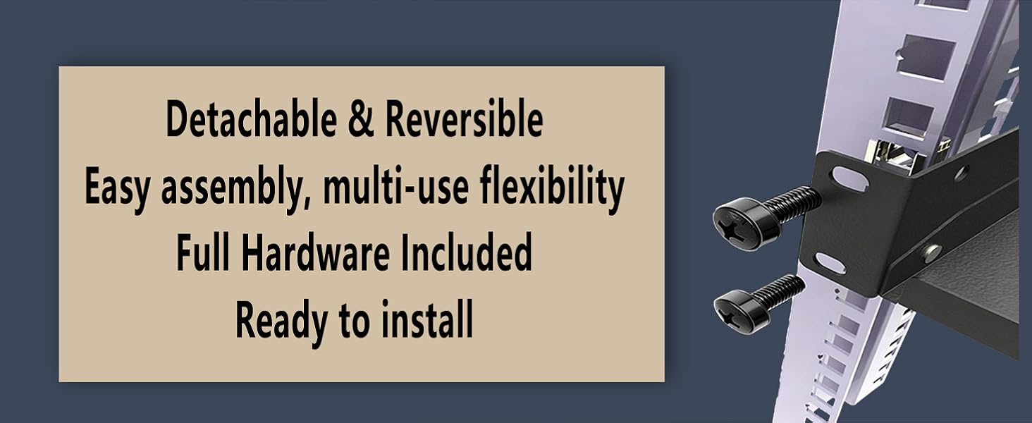 1U 10 inches deep server rack shelf