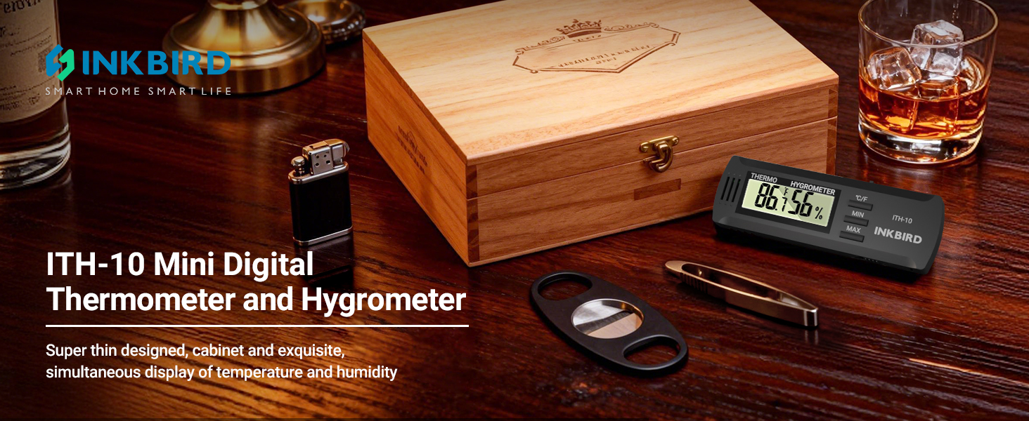 mini digital thermometer and hygrometer