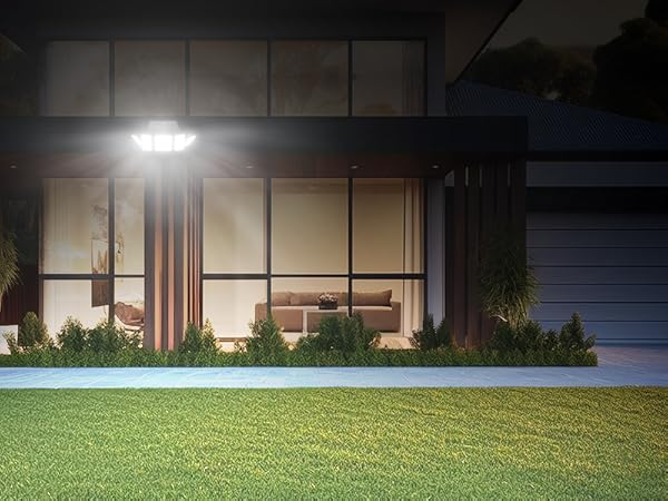 MDCMDCM Solar Flood Lights Outdoor Waterproof Motion Sensor