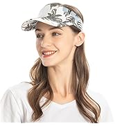ZLYC Print Sports Sun Visors for Women Girls