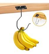 CINKSY Self Adhesive Banana Hook Hanger Foldable Under Cabinet Banana Hook to Keep Bananas Fresh ...