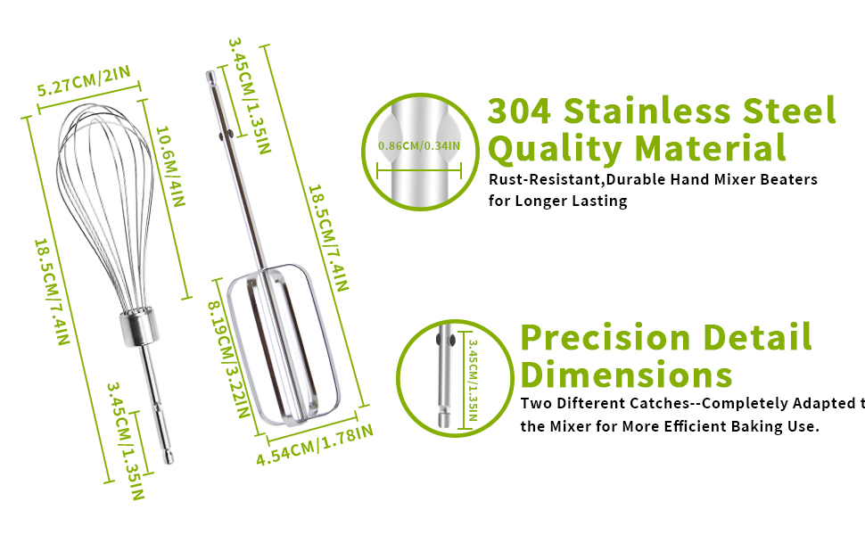 Hand Mixer Attachments Beaters