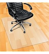 Kuyal Chair Mat for Hardwood Floor,46 x 60 inches Rectangle Desk Durable Wood/Tile Protection Mat...