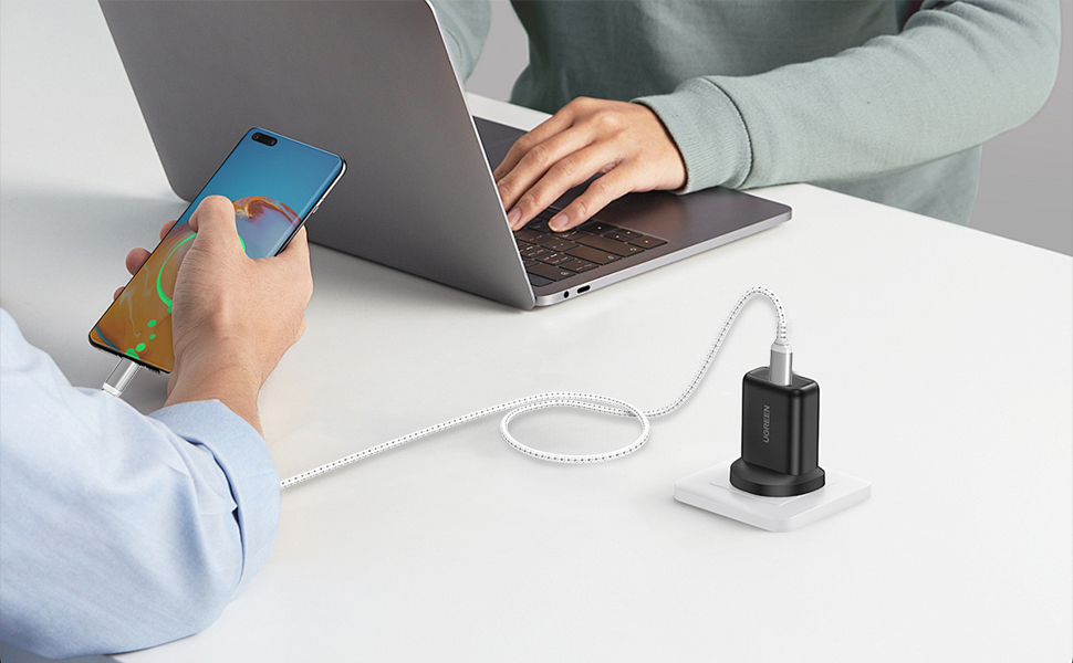Perfect desk length - Tangle-free &amp;amp;amp; fast charging