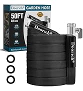 Doorich Garden Hose, Lightweight, Ultra Flexible, Durable, Kink-Free Water Hose with Valve - Made...