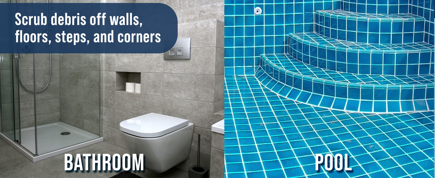 pool cleaning pumice stone handle concrete rust stains calcium tiles scrub debris walls