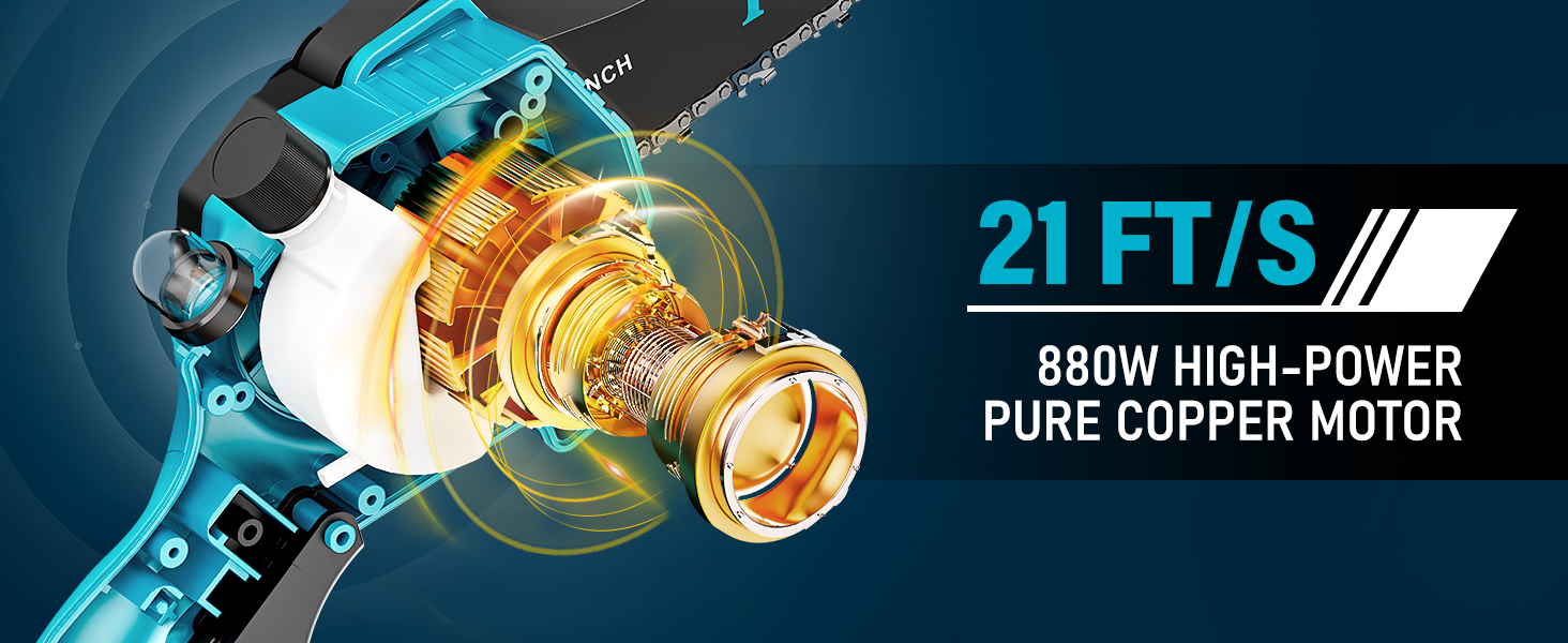 mini chainsaw cordless