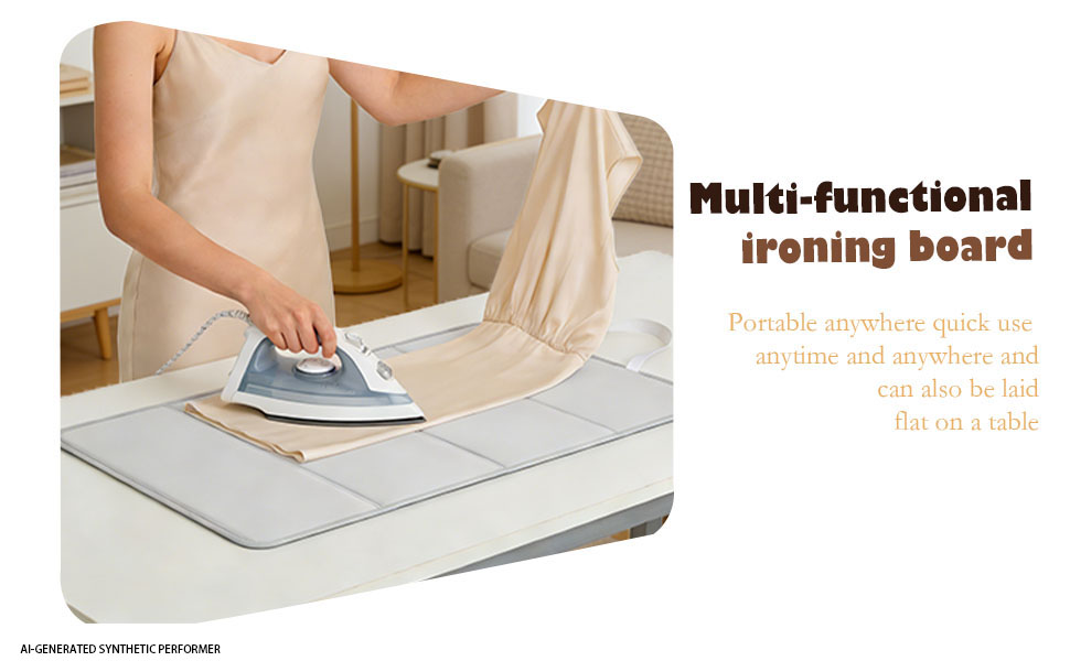 portable ironing pad for clothes