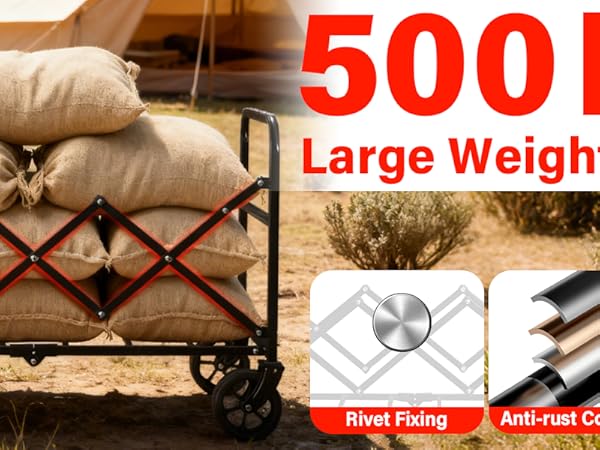 Heavy Duty Wagon Cart Foldable