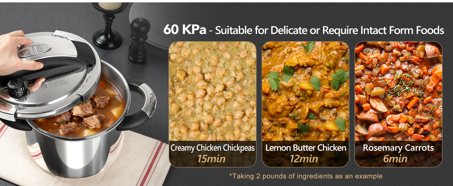 pressure cooker stainless steel pressure cooker with steamer and glass lid for multi-use