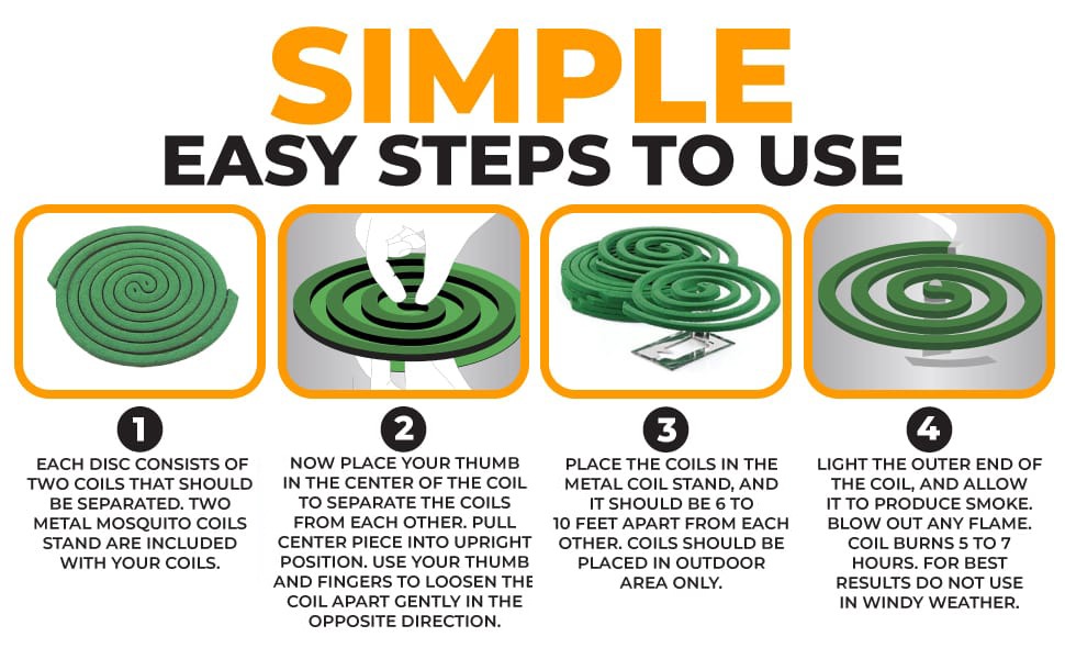 mosquito coil easy to use