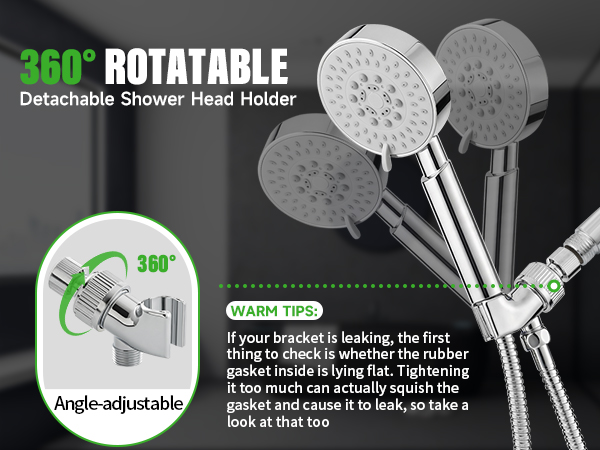 4-inch shower head 