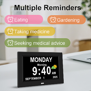 digital clock large display