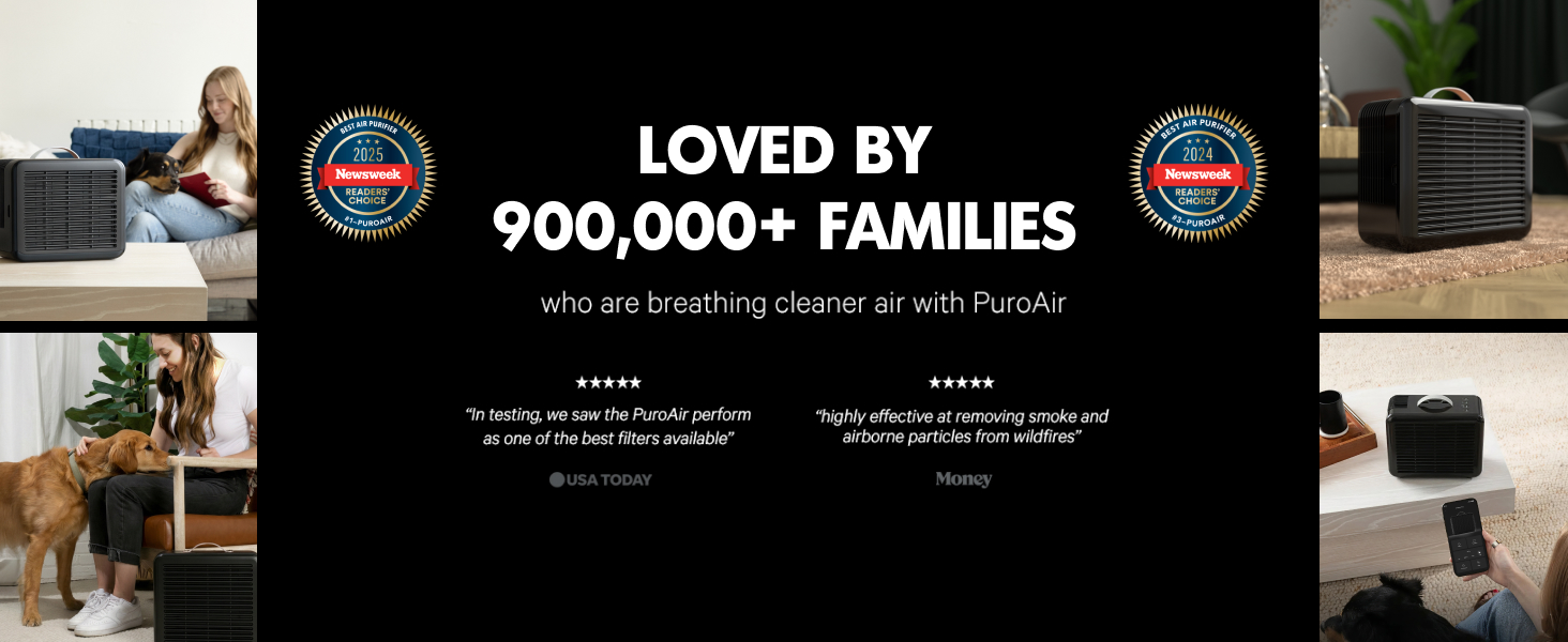 PuroAir 100 HEPA Air Purifier - Loved by 900,000 Families