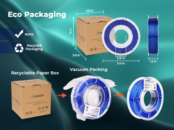 PLA Filament 1.75mm 3D Printer filaments High Speed PLA Filament 1.75mm