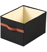 ALYER Collapsible Fabric Storage Organizer with Handles,Shelf Bins Box Container for Bedroom Offi...
