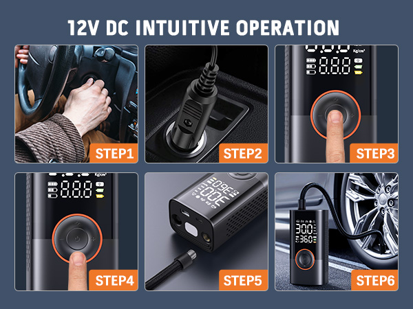 Tire Inflator Portable Air Compressor