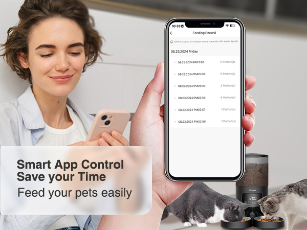 automatic cat food dispenser