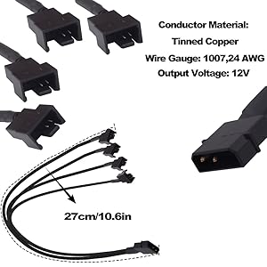 cable length 10.6in/27cm