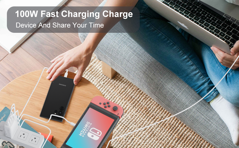 usb c laptop charger 100w