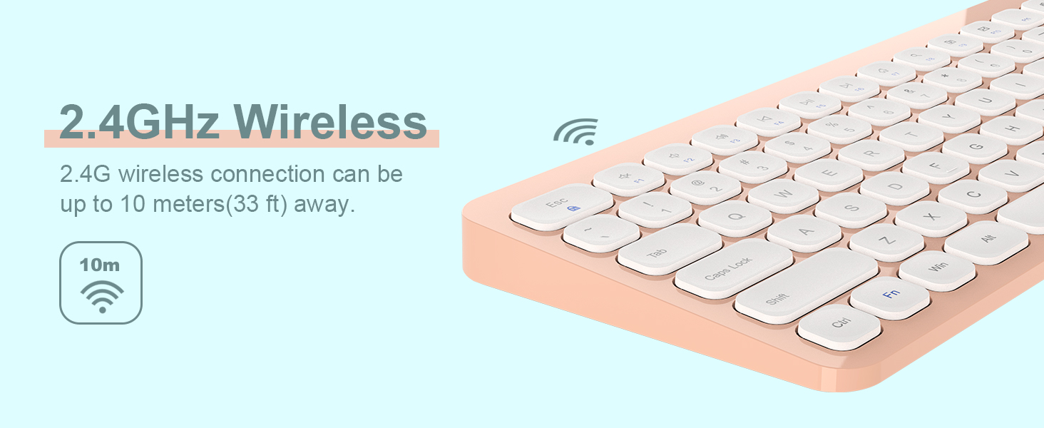 Wireless keyboard and mouse
