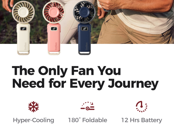 the only fan you need for every journey