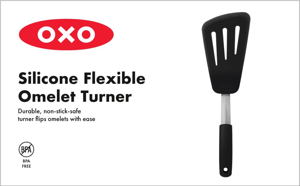  OXO Good Grips Silicone Flexible Omelet Turner 