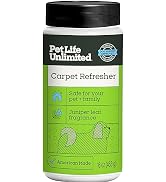 Pet Life Unlimited Carpet Deodorizer Powder, 16 oz, Strong Pet Odor Eliminator &amp; Carpet Freshener...