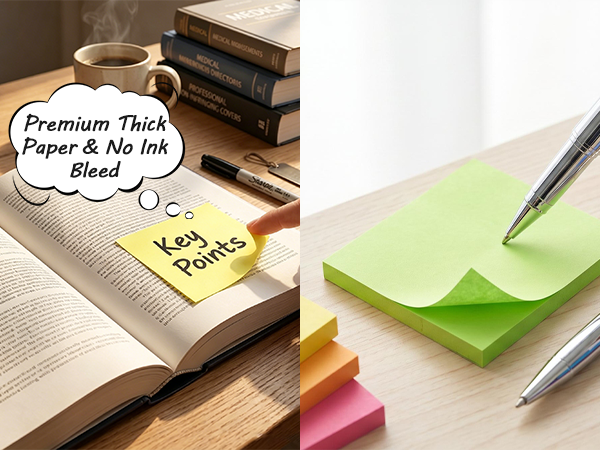 Premium Thick Paper &amp; No Ink Bleed
