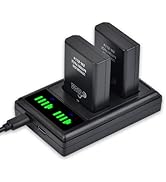 Pickle Power EN-EL14 EN-EL14a Battery and LED Dual Charger for Nikon D3500 D3400 D3300 D3200 D310...