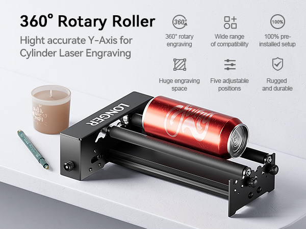 LONGER Laser engraver Rotary Roller