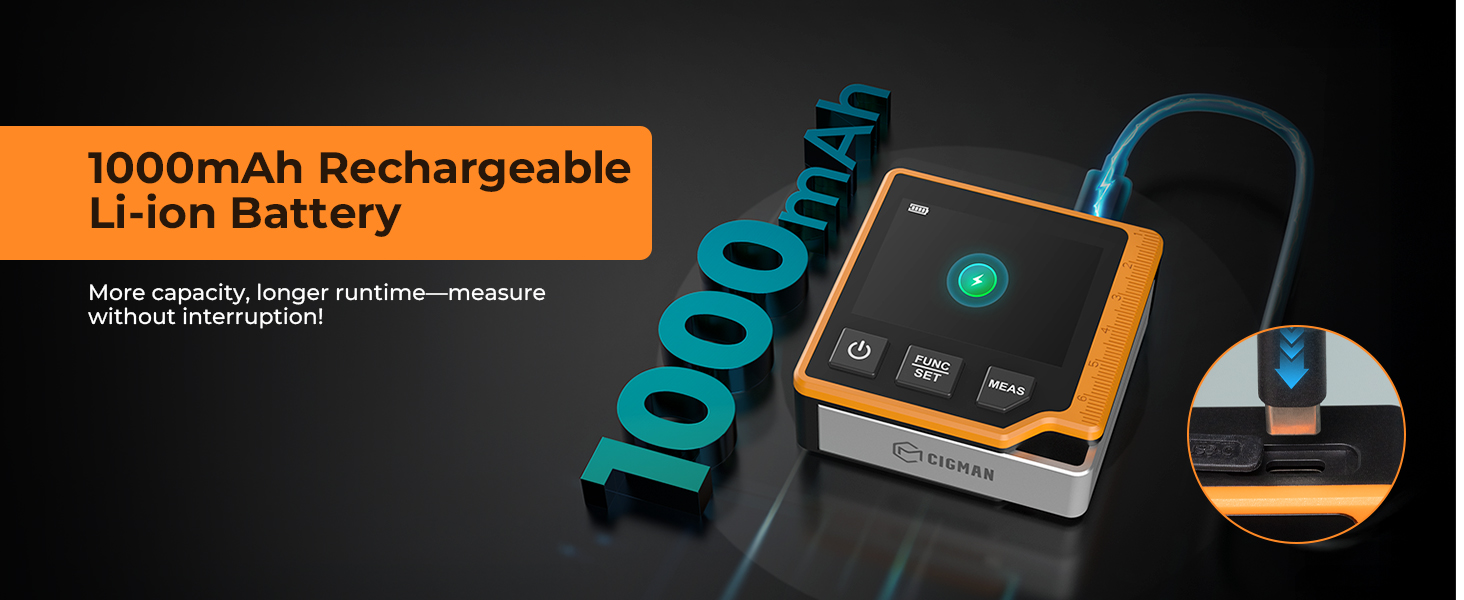rechargeable laser measuring tool