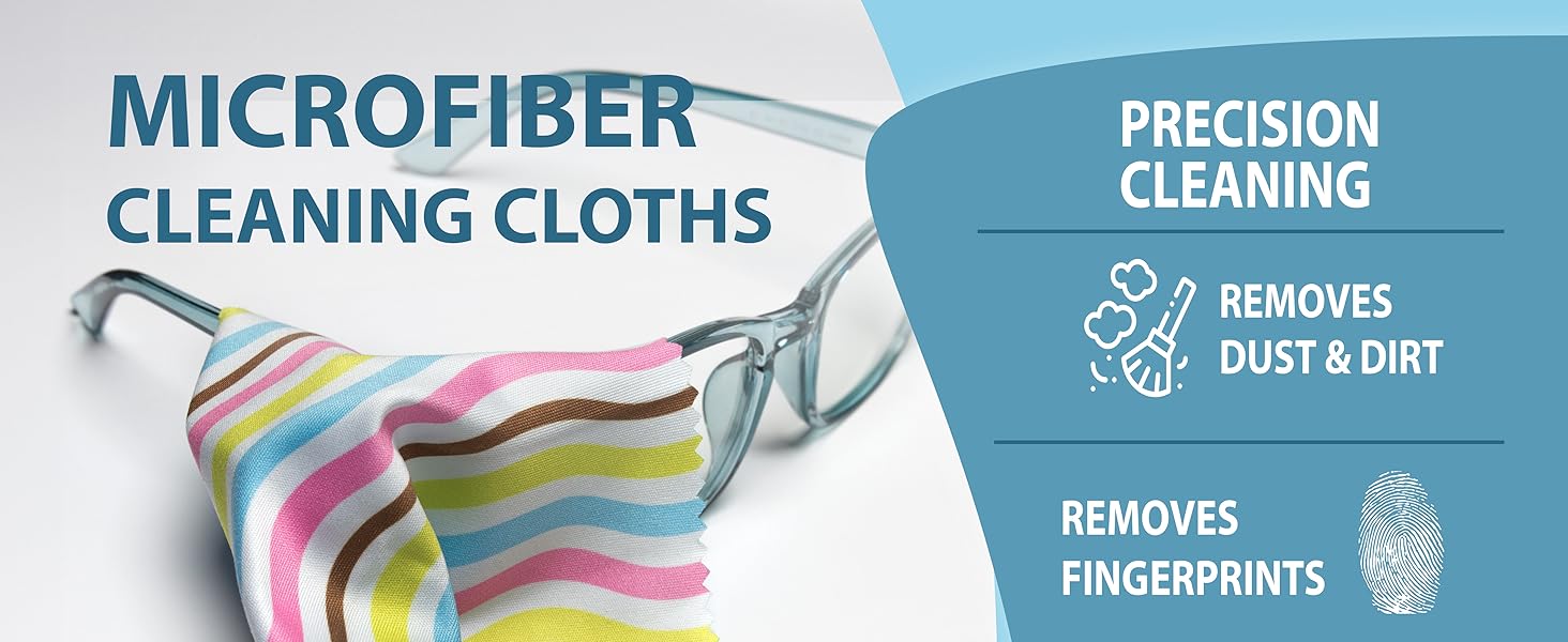 Remove Dust dirt fingerprints grease smudge clean cleaning microfiber cloth