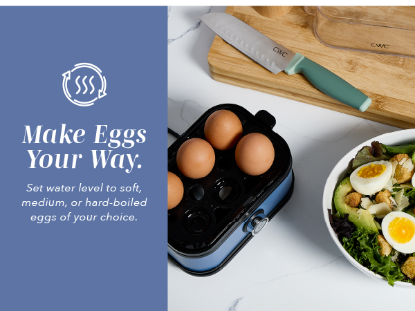Make eggs yor way.