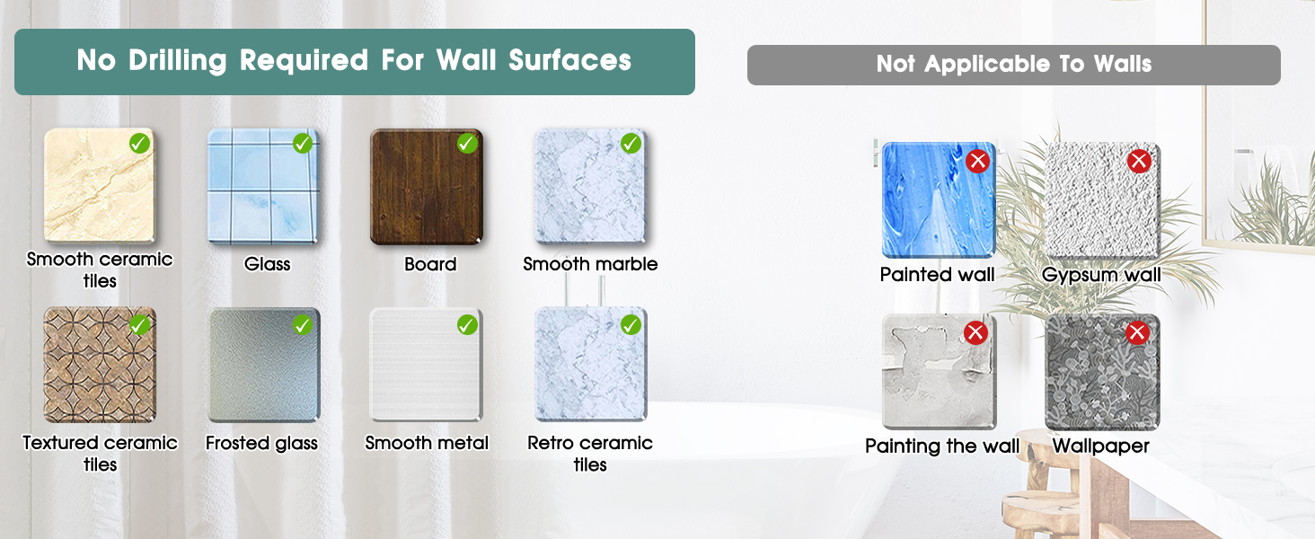 Silicone Magnetic Shower Curtain Clips