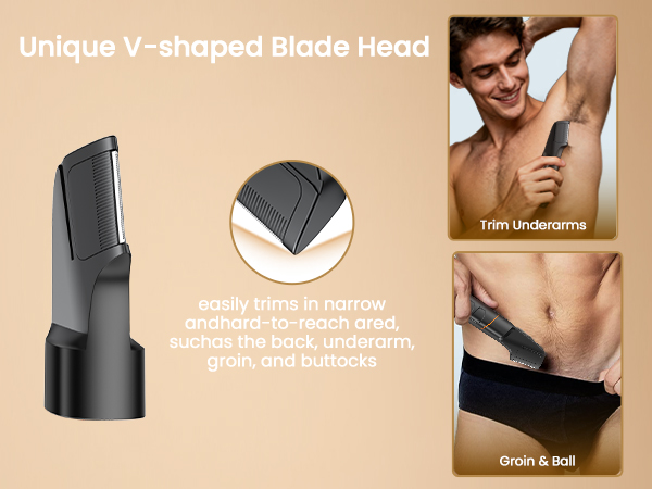 manscape manscaper electric mens groin body ball pubic hair trimmer shaver razor grooming kit men