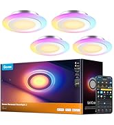 Govee Smart Recessed Lighting 4 inch, RGBIC LED Retrofit Recessed Light Compitable with Matter an...