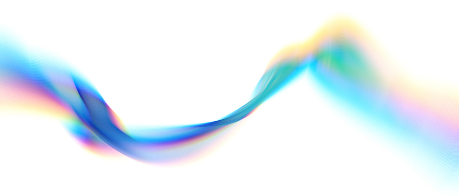 abstract background with a rainbow colored wave