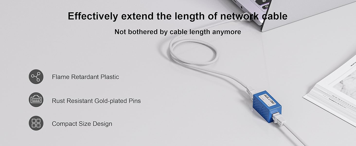 Effectively extend the length of network cable