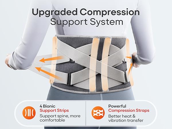 back heating pad massager cordless