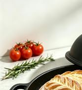 Cast Iron Bread Oven 6QT, Sourdough Bread Baking Pan with Lid | For crispy sourdough at home - do...