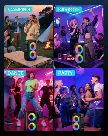 speaker with microphone party speakers bluetooth wireless