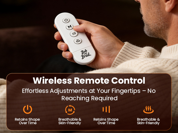 back massager with remote