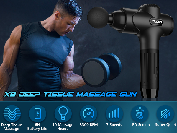deep tissue massage gun