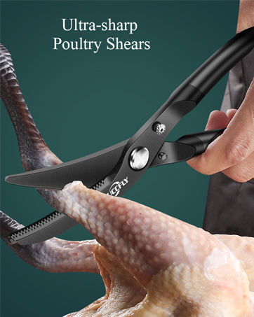 Premium Kitchen Shears Heavy Duty Poultry Shears