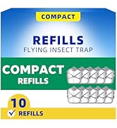 Compact Flying Insect Trap Indoor Refill Kit &amp; 10 Cartridges - Compatible with M577 (10 Cartridges)