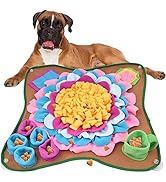 Cdycam Pet Snuffle Mat for Dogs with Suction Cups Interactive Dog Puppy Puzzle Toys Sunflower Dog...