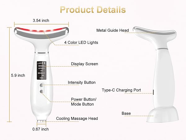 7 Color Portable Facial Massager